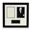 Image 1 : Herbert Hoover Signed Letter Display PSA Certified