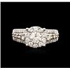 Image 2 : 14KT White Gold 2.06 ctw Diamond Ring