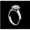 Image 4 : 0.72 ctw Diamond Ring - 14KT White Gold