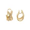 Image 2 : 1.1 ctw Diamond Earrings - 14KT Yellow Gold
