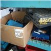 Image 1 : BOX OF BOSCH DRILL, CRAFTSMAN CORDLESS DRILL AND OTHER TOOLS