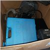 Image 2 : BOX OF BOSCH DRILL, CRAFTSMAN CORDLESS DRILL AND OTHER TOOLS