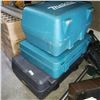 Image 2 : MAKITA AND DEWALT TOOL CASES W/ ASSIST BAR AND 2 CAMP CHAIRS
