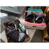 Image 1 : LOT OF BIKE SEATS, TIRE TUBES, INTEXT PUMP, BIKE HELMETS, AND PADS
