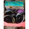 Image 3 : LOT OF BIKE SEATS, TIRE TUBES, INTEXT PUMP, BIKE HELMETS, AND PADS