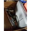 Image 2 : LOT OF STOOLS, CAMP STOVE, JERRY CAN, LIFE JACKETS, AND PERSERVER
