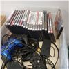 Image 2 : TOTE OF PS2 CONSOLES W/ PS2 AND XBOX GAMES AND ACCESSORIES