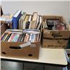 Image 1 : BOX OF DVDS, BOOKS, AND CDS