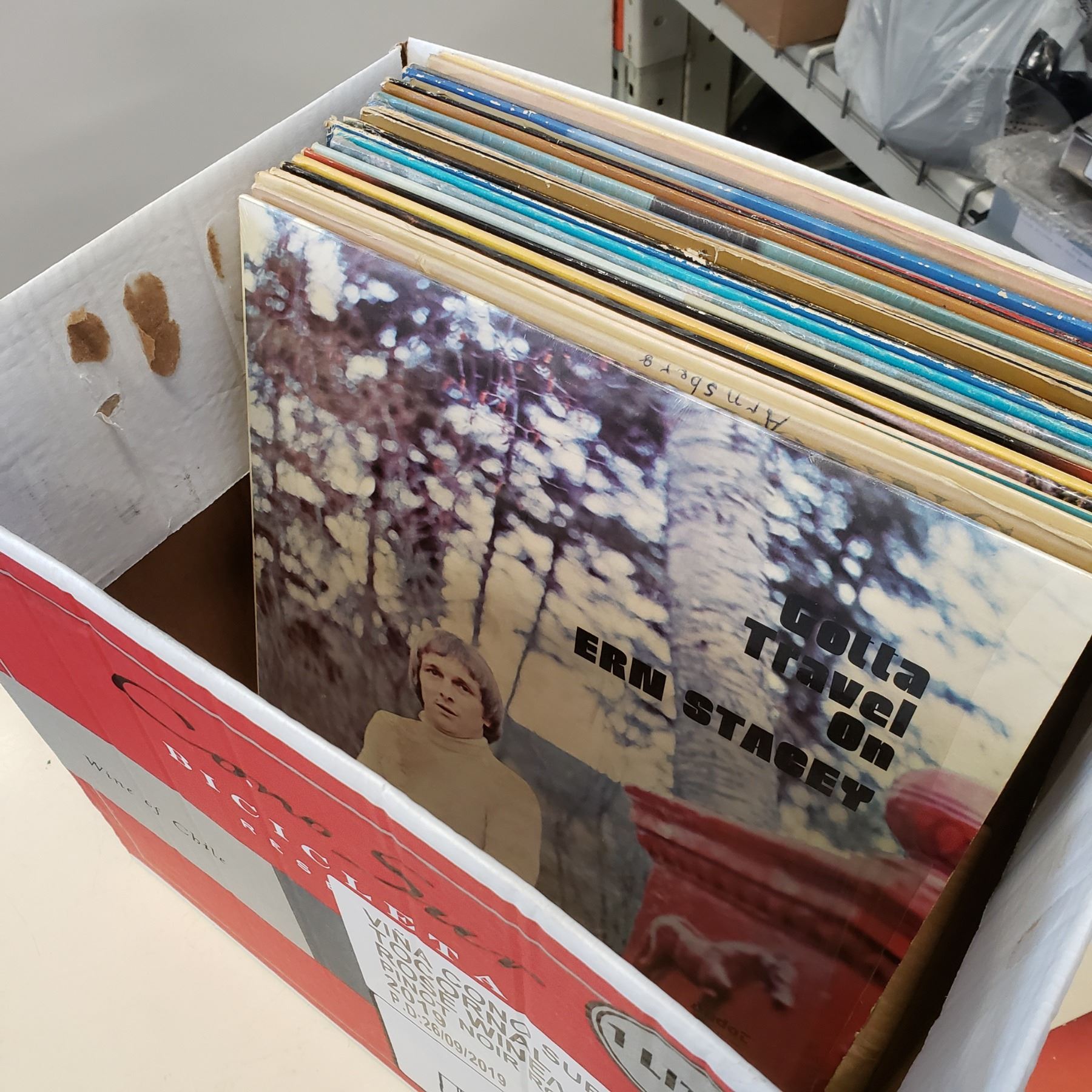 BOX OF RECORDS COUNT BASIE AND OTHERS - Big Valley Auction
