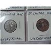 Image 8 : 19 SPECIAL CAN NICKELS 1942, 1943 TOMBAC NICKELS 1944, 45 VICTORY 1951