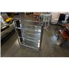 Image 1 : MODERN GLASS BOOK SHELF