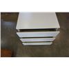 Image 2 : WHITE IKEA 3 DRAWER DRESSER