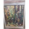 Image 2 : J. MS WAKERS ORIGINAL 1992 FOREST ACRYLIC 20" X 24"
