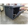 Image 8 : BRAND NEW RATTAN AND GLASS TOP FIRE TABLE 55,000 BTU, CSA APPROVED - RETAIL $999