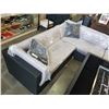 Image 8 : BRAND NEW RATTAN PATIO "U" SHAPE SECTIONAL SOFA 114" X 89" W/ ALUMINUM FRAME, 4 THROW PILLOWS, AND B