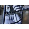 Image 8 : BRAND NEW OUTDOOR MODERN FOLDABLE HANGING CHAIR W/ GREY CUSHIONS - RETAIL $949 AND RATED FOR 300LBS