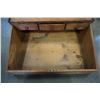 Image 2 : ANTIQUE 3 DRAWER DESKTOP W/ STORAGE