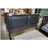 Image 2 : MODERN LEATHER HEADBOARD QUEENSIZE BEDFRAME