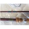 Image 2 : VINTAGE 10 FT FRENCH 2 PIECE RIVER ROD WITH BLUE SOCK