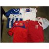 Image 1 : LOT OF SOCCER JERSEYS, PANAMA, HONDURAS, COSTA RICA, PHILIPPINES SIZE M, L AND OTHER