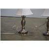 Image 2 : 2 BRUSHED METAL LAMPS