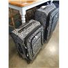 Image 2 : SET OF 2 LEOPARD PRINT LUGGAGE