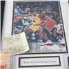 Image 2 : 2 OF MICHAEL JORDAN HIGH LIGHT REEL CARDS AND FRAMED MICHAEL JORDAN AND KOBE BRYANT