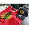 Image 2 : NEW CHICAGO BLACKHAWKS JERSEY, HAT, LARGE AND MINI HANGERS - RETAIL $250