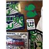 Image 3 : RARE DEFUNCT HARTFORD WHALERS LOT POLO SHIRT, 4 LICENSE PLATES, 2 FRAMES, 3 JERSEY PATCHES - RETAIL 