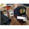 Image 2 : NEW CHICAGO BLACKHAWKS SHIRT AND NEW FANATICS HAT, GLASSWARE AND 6 HAWKS MINI JERSEYS STARHANGERS - 