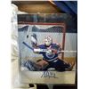 Image 2 : NEW EDMONTON OILERS BLANKET AND STARHANGER AND GRANT FUHR SIGNED 8 X 10 INCH PHOTO - RETAIL $175