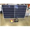 Image 1 : BRAND NEW 300 WATT RENOGY SOLAR PACKAGE, WITH SOLAR CHARGE CONTROLLER, WIRING, IN LINE SWITCH AND 40