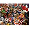 Image 2 : HUGE LOT OF 6-800 VARIOUS CATEGORY AND SIZE PATCHES, IRON AND SEW ON, RETAIL $2-25 EACH