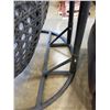 Image 4 : FLOOR MODEL MODERN RATTAN OUTDOOR DOUBLE HANGING CHAIR W/ CHARCOAL CUSHIONS - RETAIL $1799 AND RATED