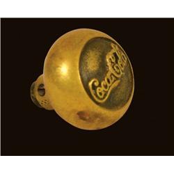 Coca Cola Brass Door Knob