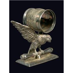 Silver Plate Napkin Ring, Eagle