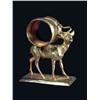 Image 1 : Silver Plate Napkin Ring, Deer