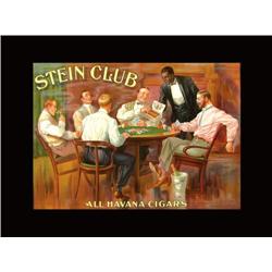 Stein Club All Havana Cigars Tin Sign