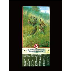 1926 Peters Cartridge Co. Calendar