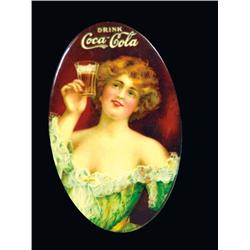 1907 Coca Cola Celluloid Pocket Mirror