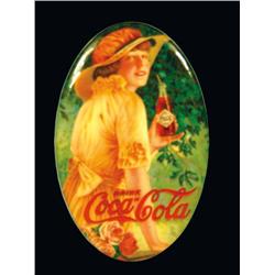 1916 Coca Cola Celluloid Pocket Mirror