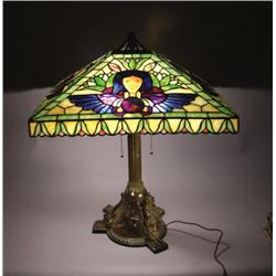 Very Rare Handel Phoenix Lamp