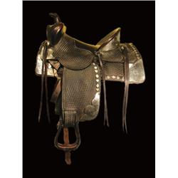 Silver Mounted Parade Saddle