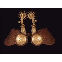 Garcia Silver Inlaid Spurs
