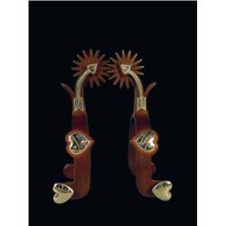 Adamson Silver Overlay Spurs