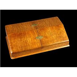 Oak Silverware Serving Utensil Case