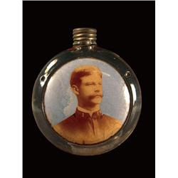 Label Under Glass Military Flask