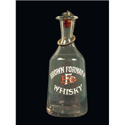 Brown Foreman Co. Whiskey Bottle
