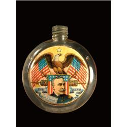 Label Under Glass Military Flask