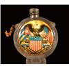 Image 1 : Label Under Glass Military Flask